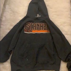 College sweatshirt